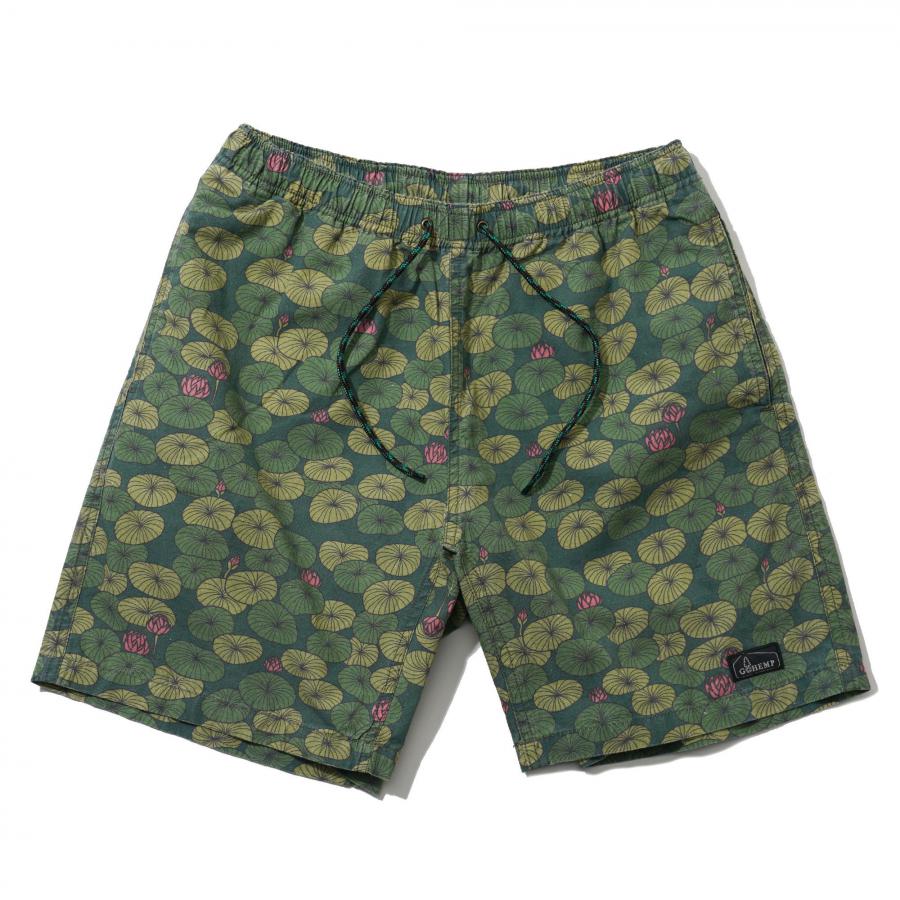 HEMP JAM SHORTS/H/C WEATHER "LOTUS PRINT"