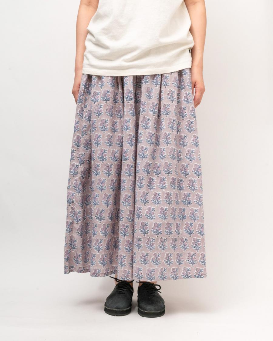 GATHERED WIDE PANTS