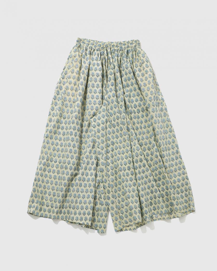 GATHERED WIDE PANTS