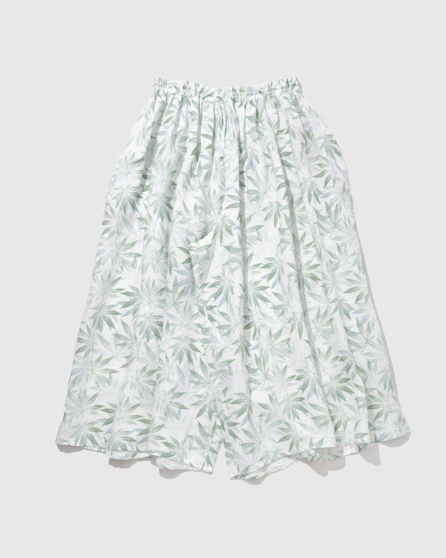 GATHERED WIDE PANTS