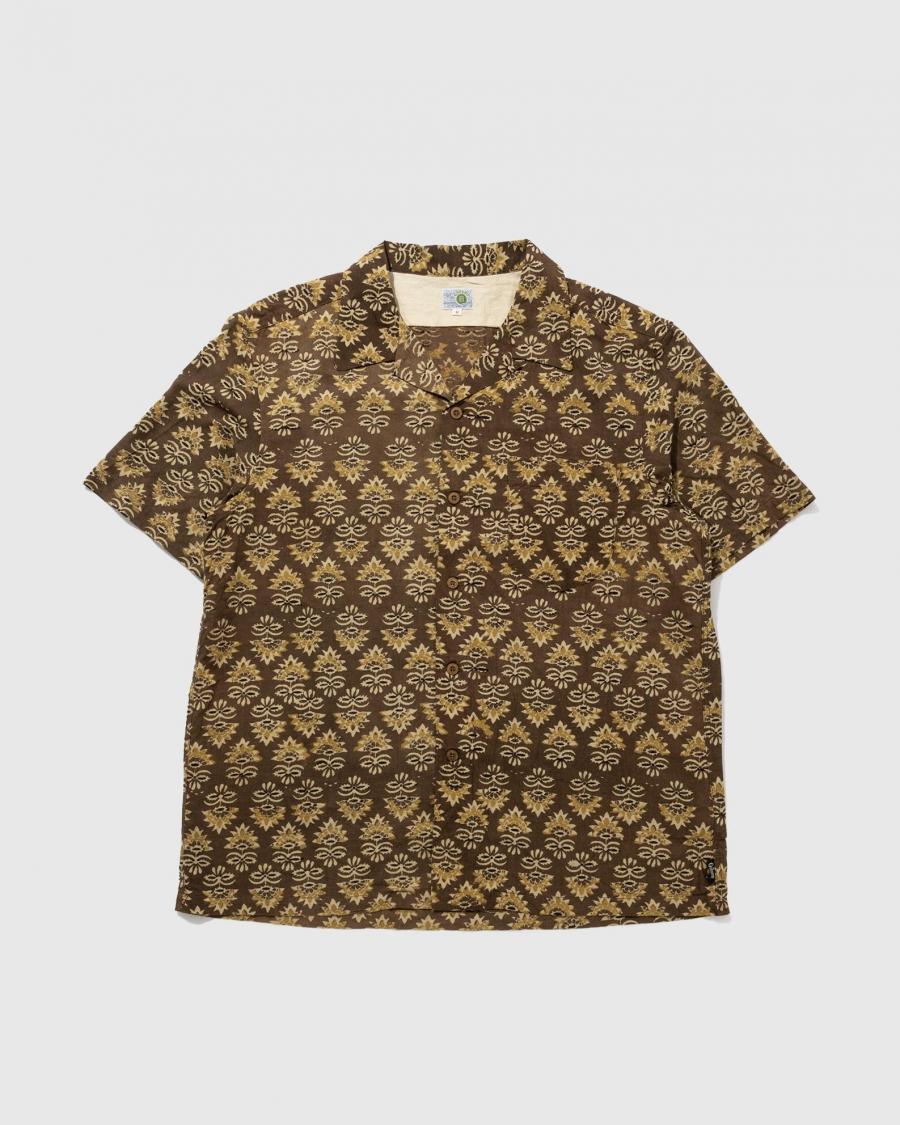 YETI NO COLLAR SHIRTS gohemp モスク柄 SHIRTS/BROUSE | JUZU store | ジュズストア