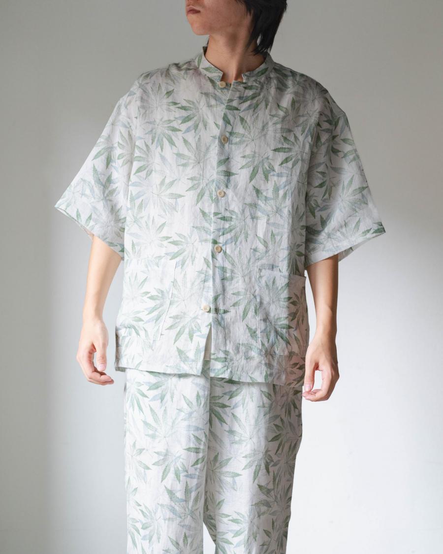 GREEN HILL MAO COLLAR SHIRTS