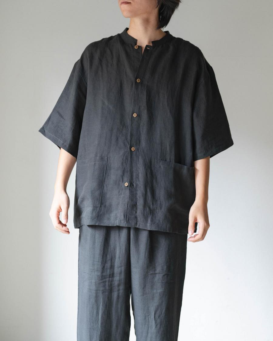 GREEN HILL MAO COLLAR SHIRTS
