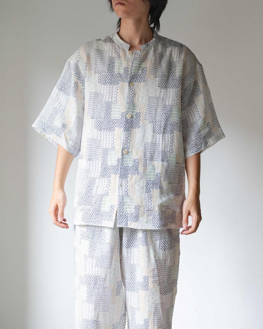 GREEN HILL MAO COLLAR SHIRTS