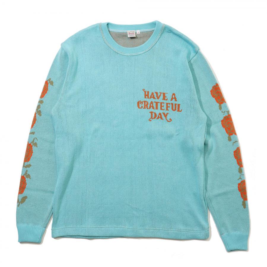 GD JACQUARD L/SL T-SHIRT