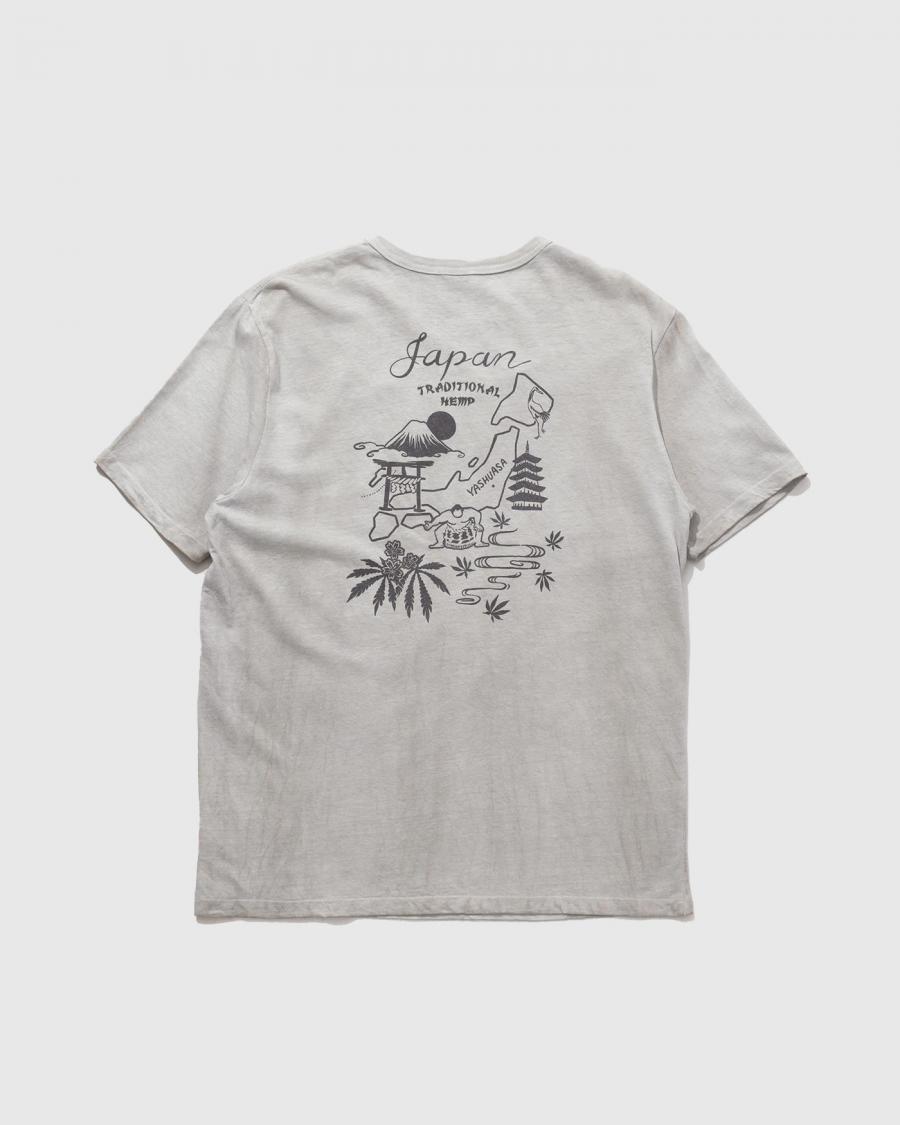JAPAN TRADITIONAL HEMP BASIC S/SL TEE