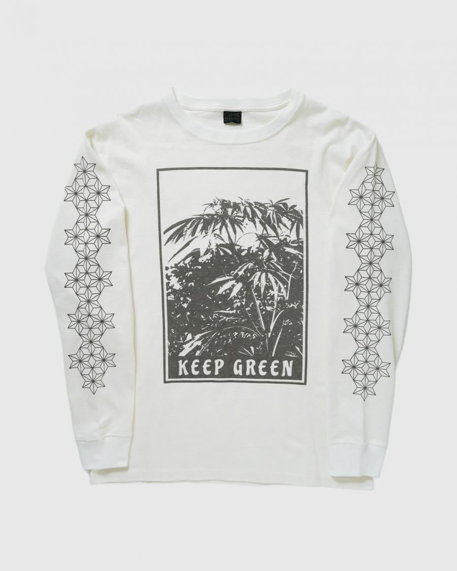 KEEP GREEN LONG SLEEVE TEE