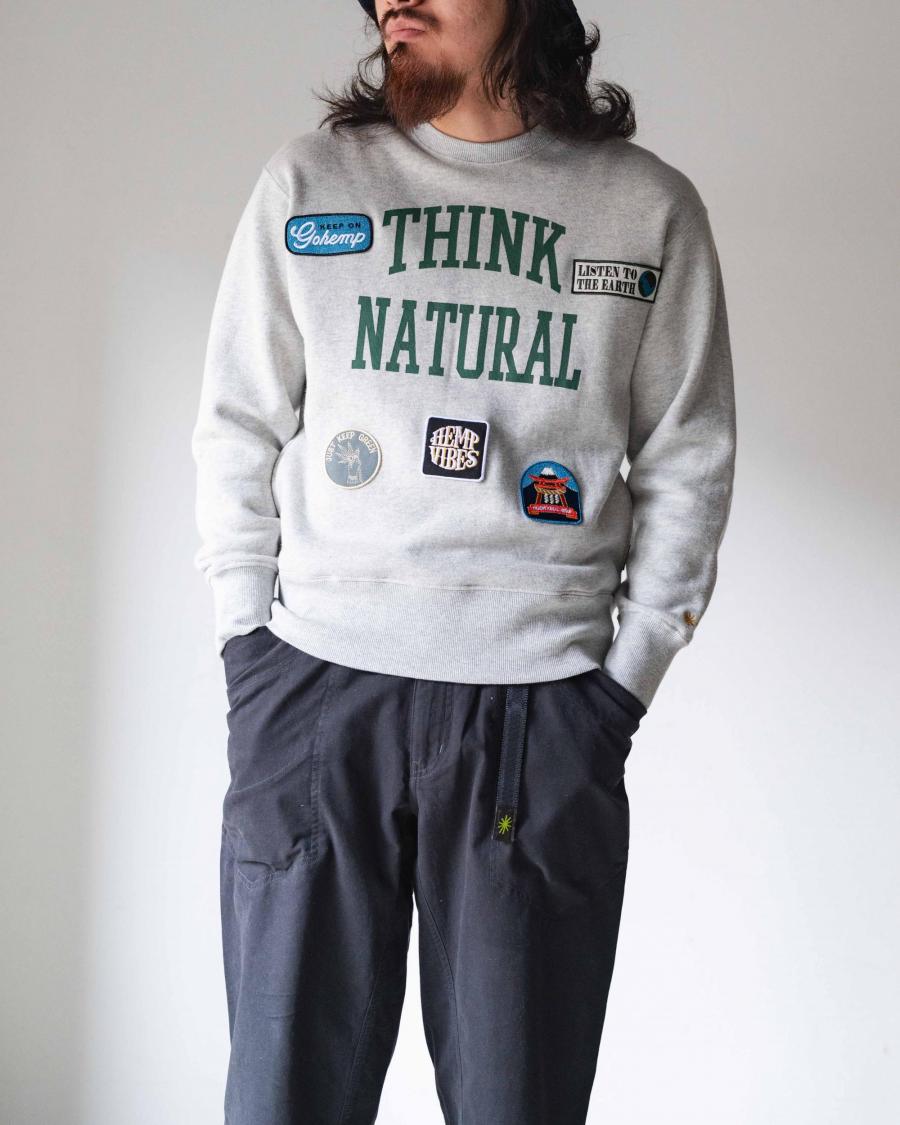 THINK NATURAL CREW SWEAT