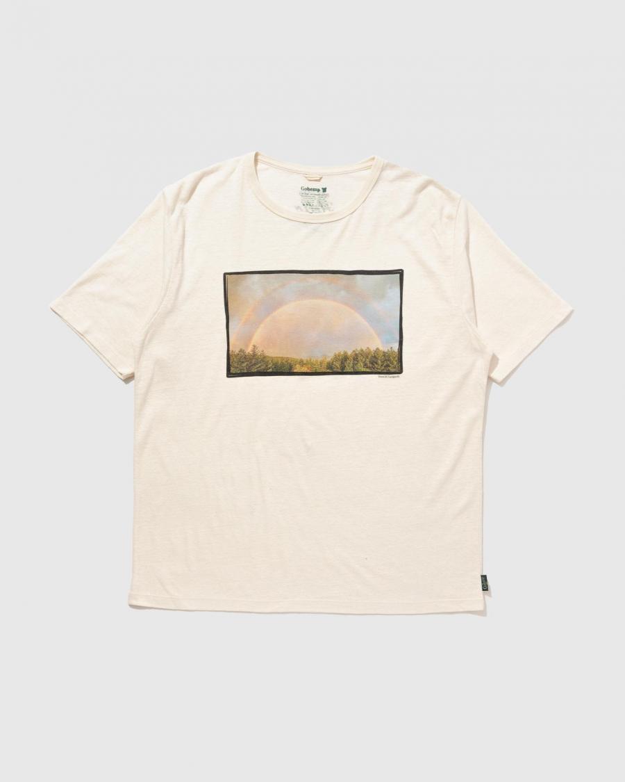 DOUBLE RAINBOW WIDE FITS TEE