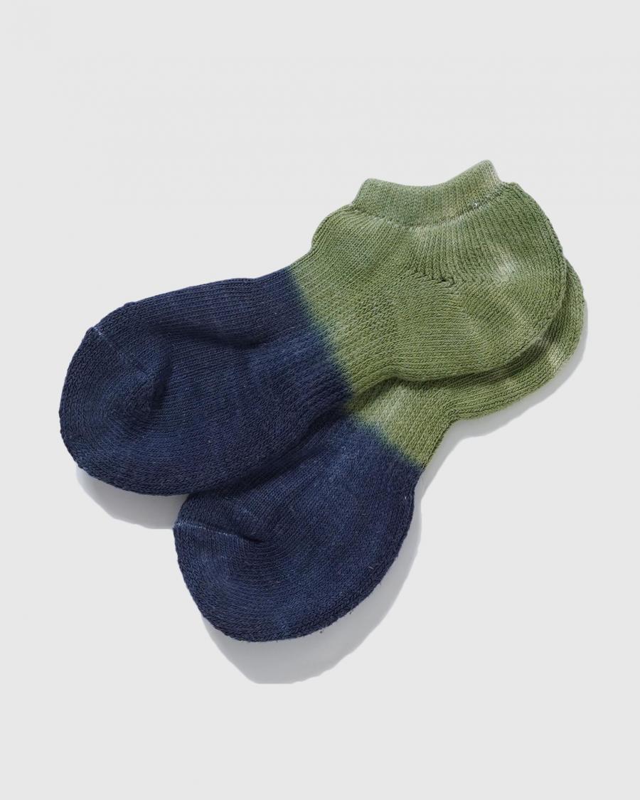 DYE PILE ANKLE SOCKS