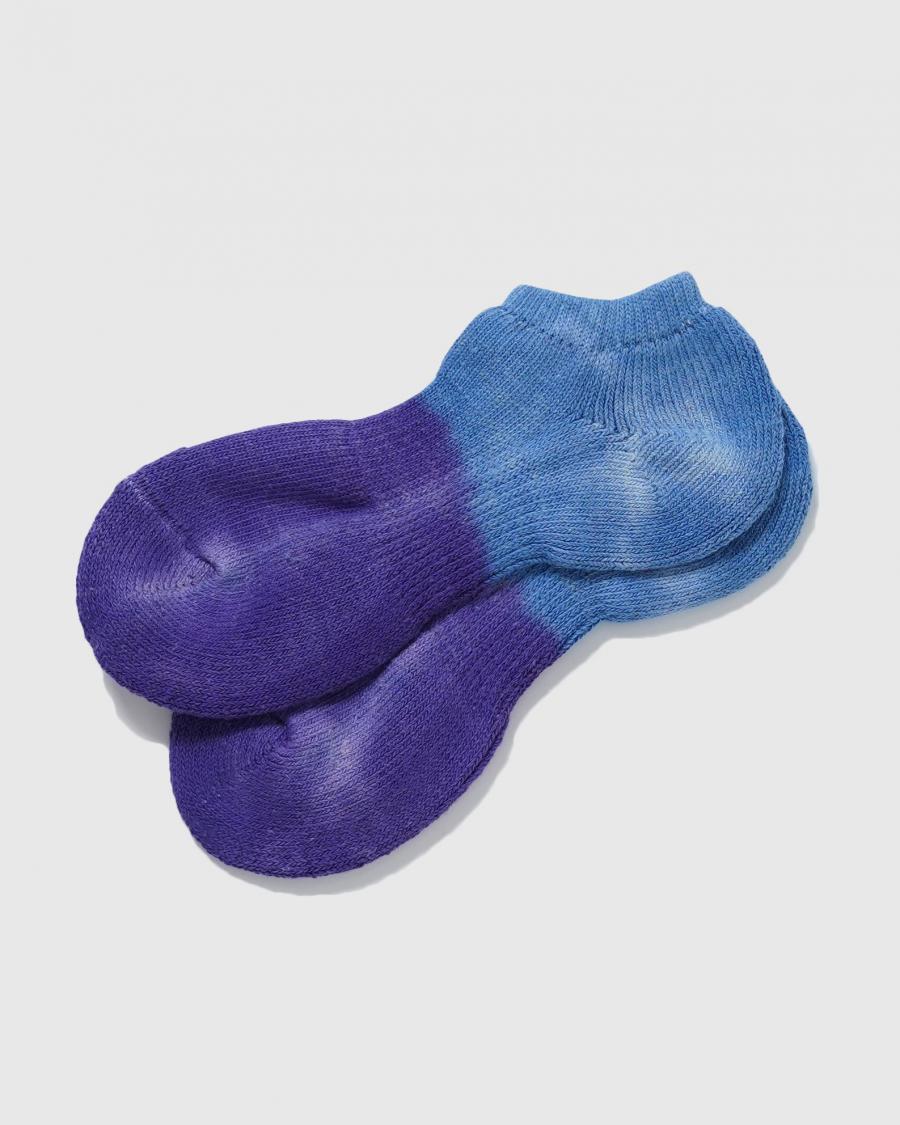 DYE PILE ANKLE SOCKS