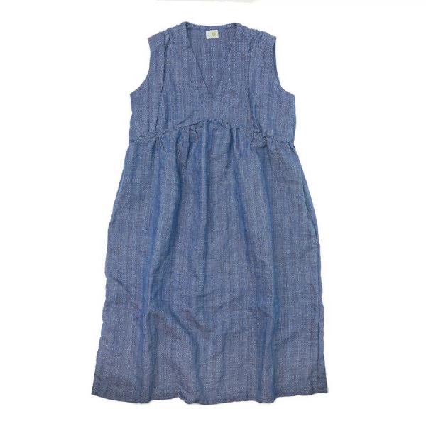 EVENING BREEZE ONE PIECE / H/C DOBBY DENIM