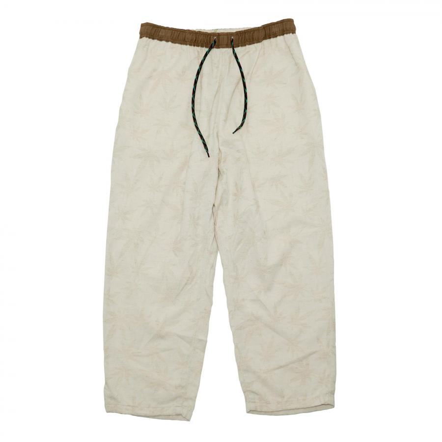 NEW DAY PANTS／HEMP LEAF JACQUARD