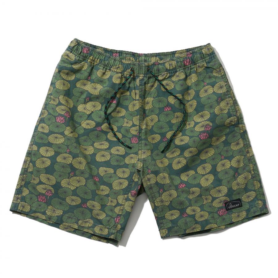 HEMP JAM SHORTS／H/C WEATHER "LOTUS PRINT"