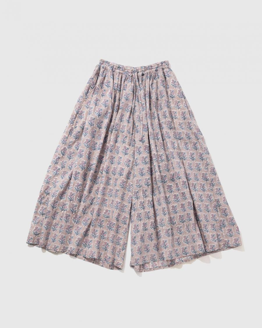 GATHERED WIDE PANTS