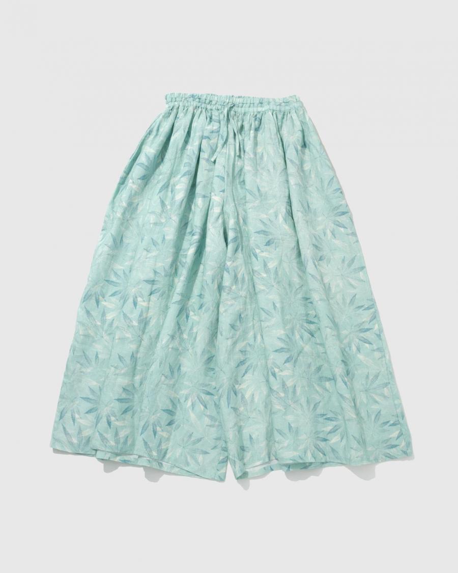 GATHERED WIDE PANTS