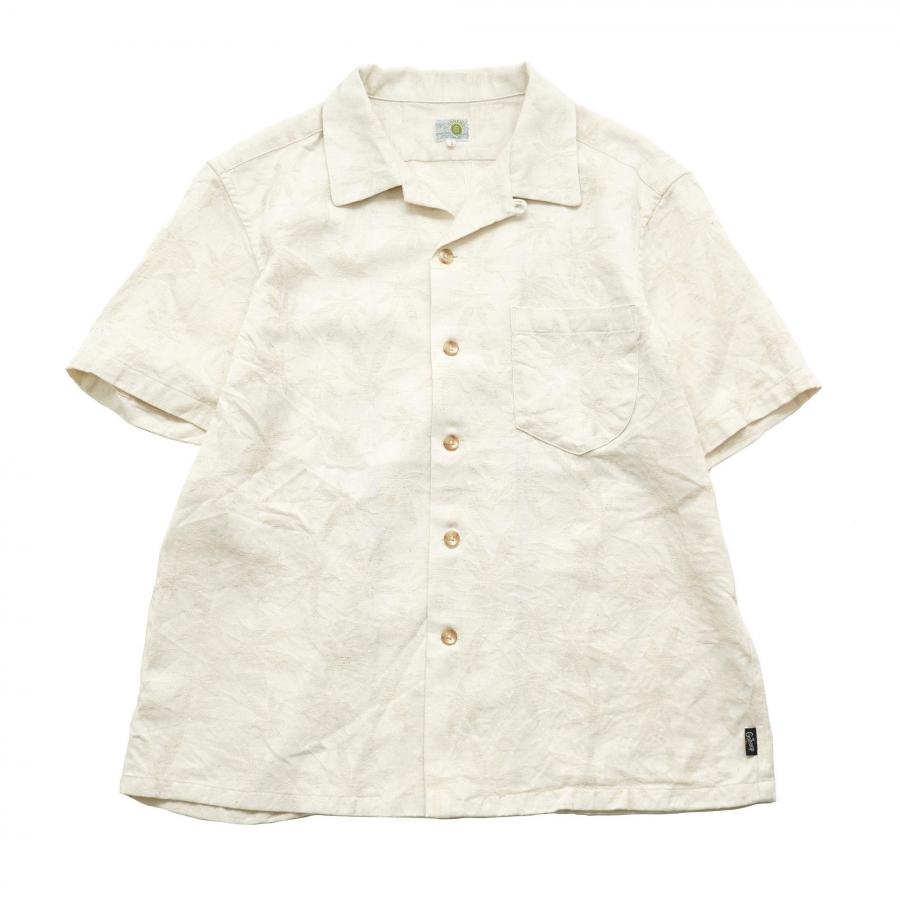 OPEN MIND SHIRTS／HEMP LEAF JACQUARD