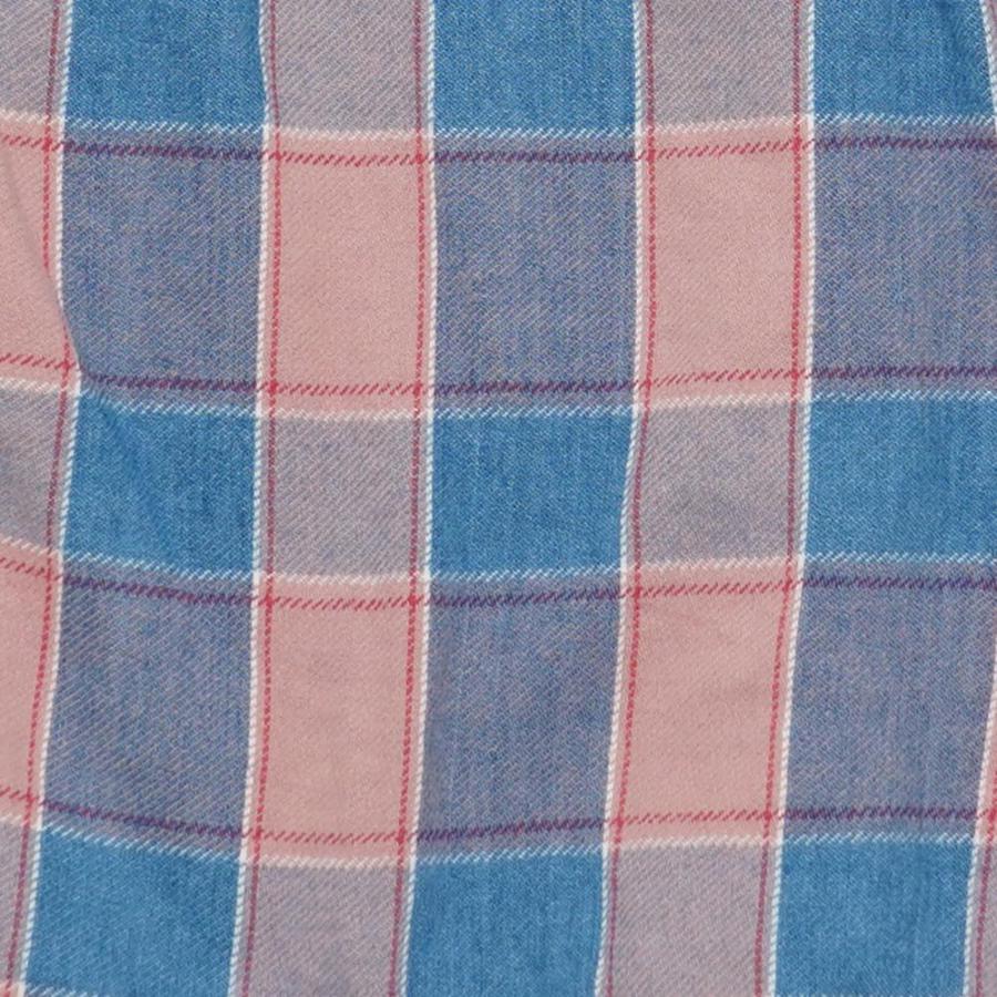 SHITAMACHI L/SL SHIRTS／H/C INDIGO CHECK