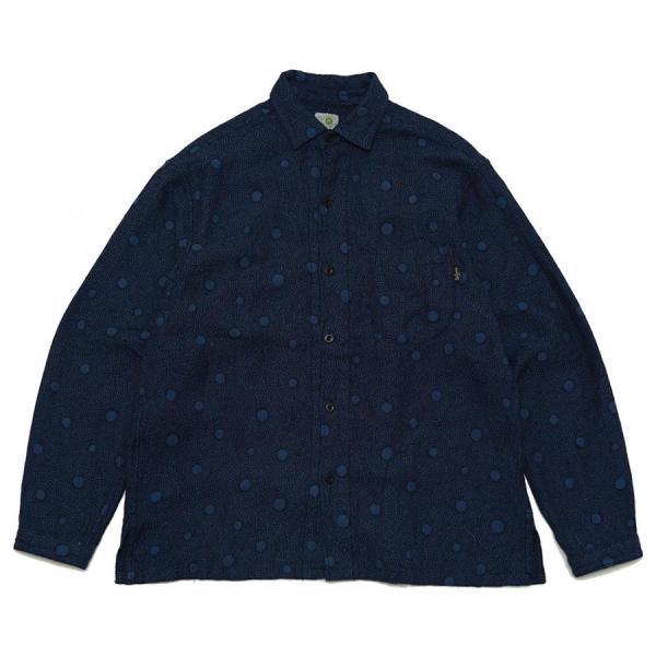 SHITAMACHI L/SL SHIRTS／GOMA ART JACQUARD