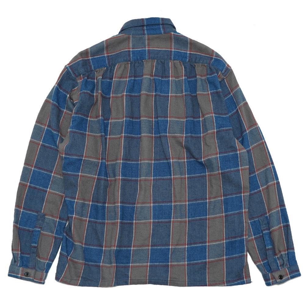 SHITAMACHI L/SL SHIRTS／H/C INDIGO CHECK | SHIRTS/BLOUSE