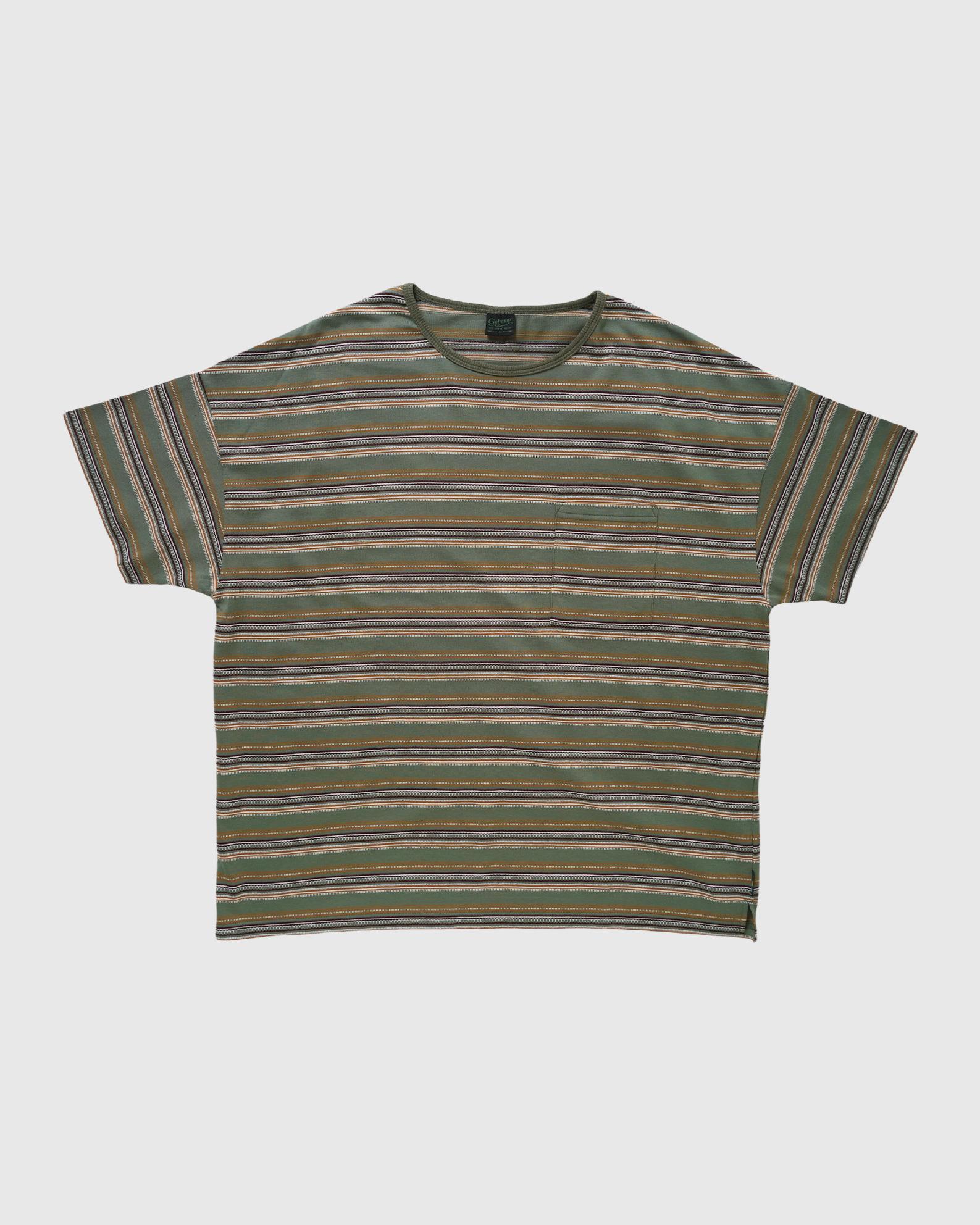 【BoTT】Jacquard Border Pocket Tee  送料込み BoTT Jacquard Border Pocket Tee