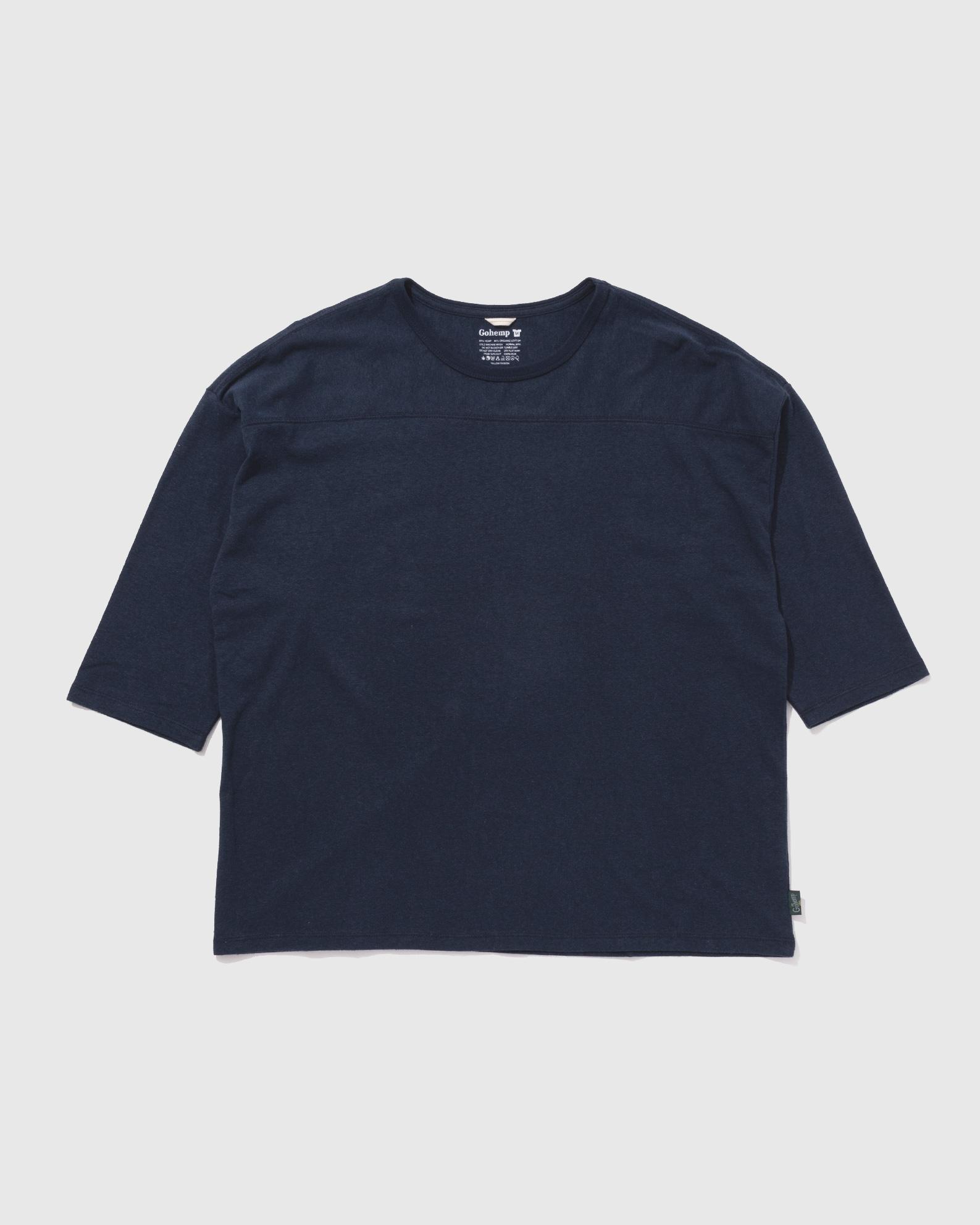 WIDE FOOTBALL TEE | GOHEMP BASIC SERIES | JUZU store | ジュズストア