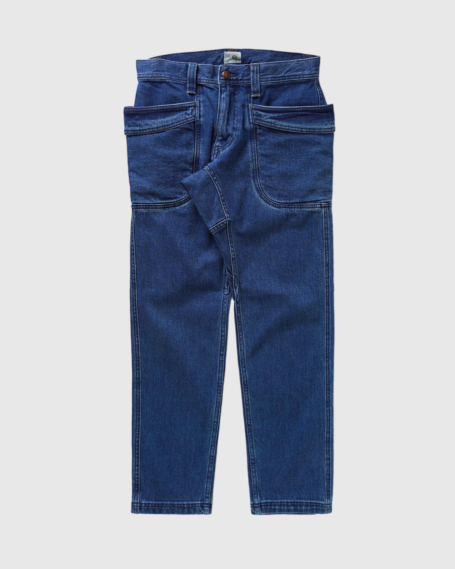 VENDOR TAPERED SLIM PANTS／USED WASH | GOHEMP BASIC BOTTOMS | JUZU