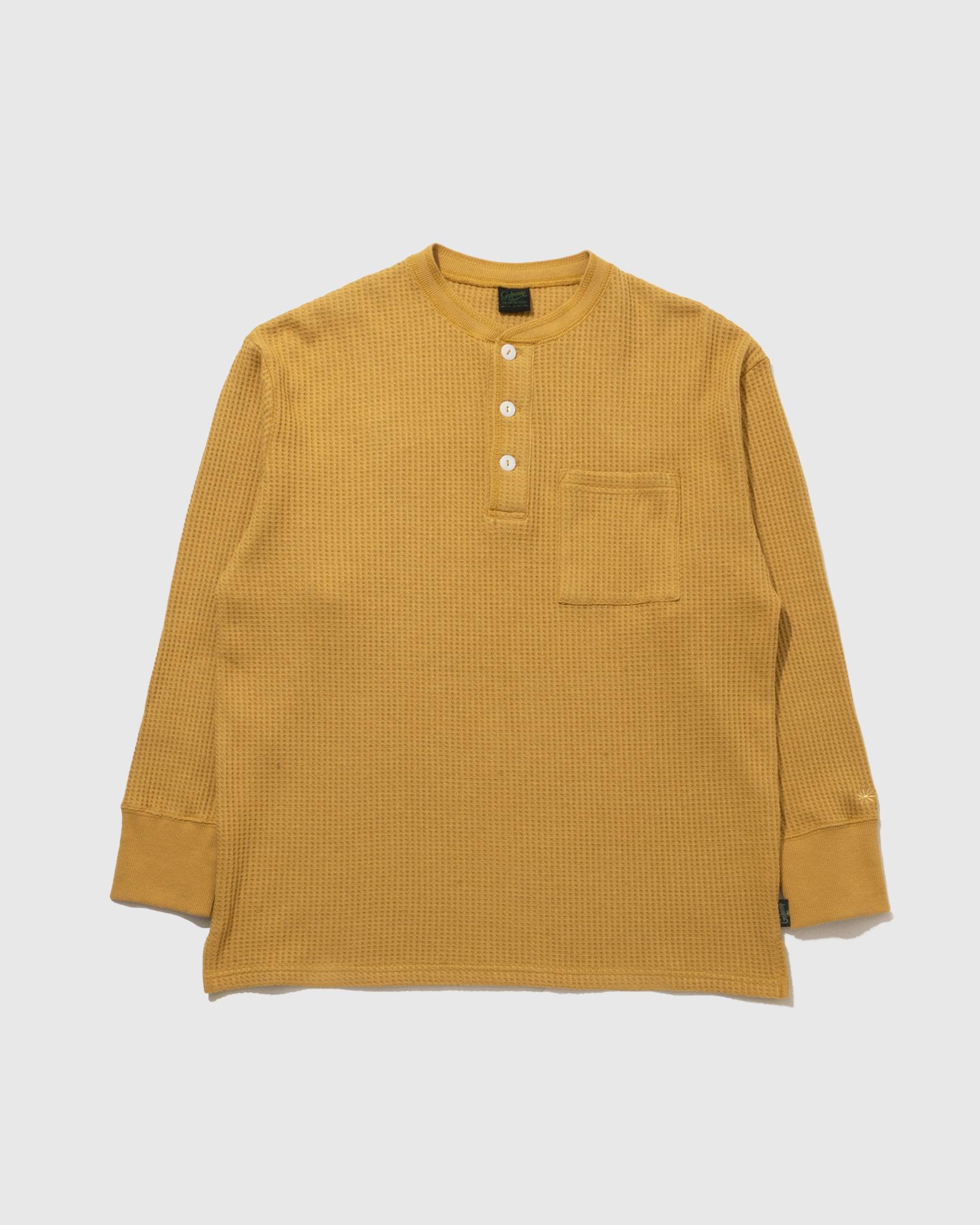 激シブ！ ribbed henry vneck L/S グランジ 鬼フェード HENRY WAFFLE | Tshirts/CUTSEW | JUZU store | ジュズストア