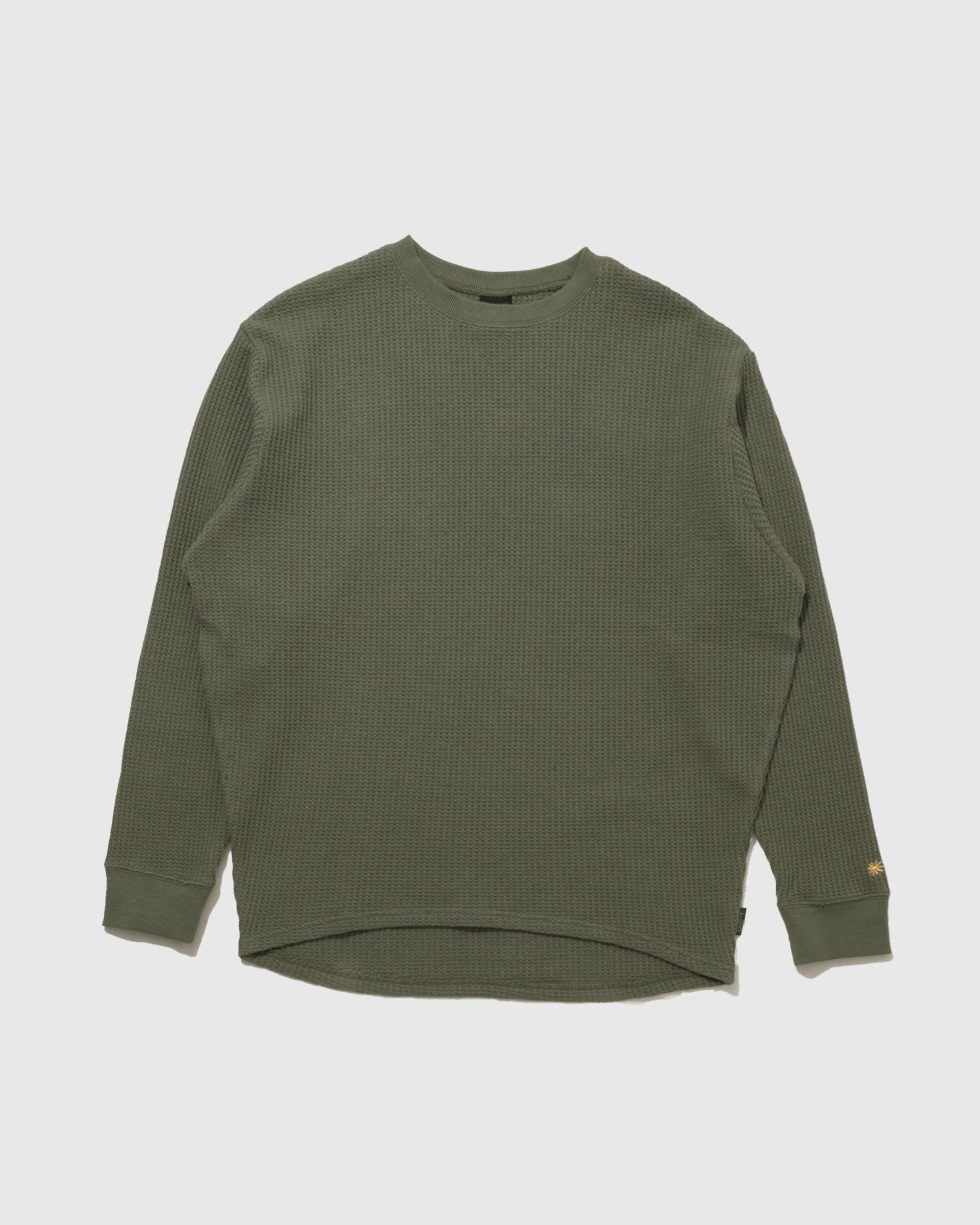 WIDE ARM WAFFLE CREW | Tshirts/CUTSEW | JUZU store | ジュズ