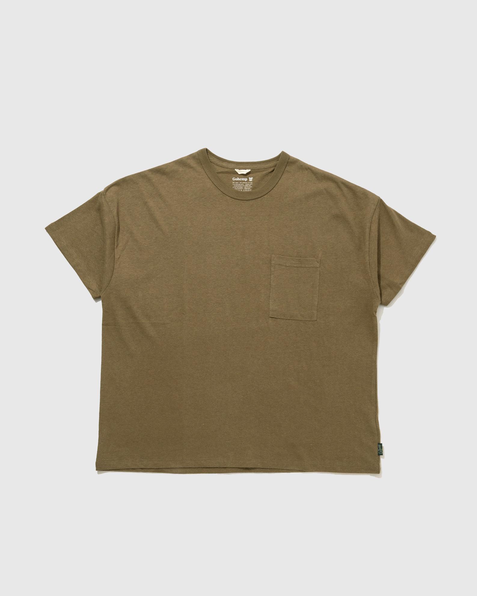 WIDE POCKET TEE | GOHEMP BASIC SERIES | JUZU store | ジュズ