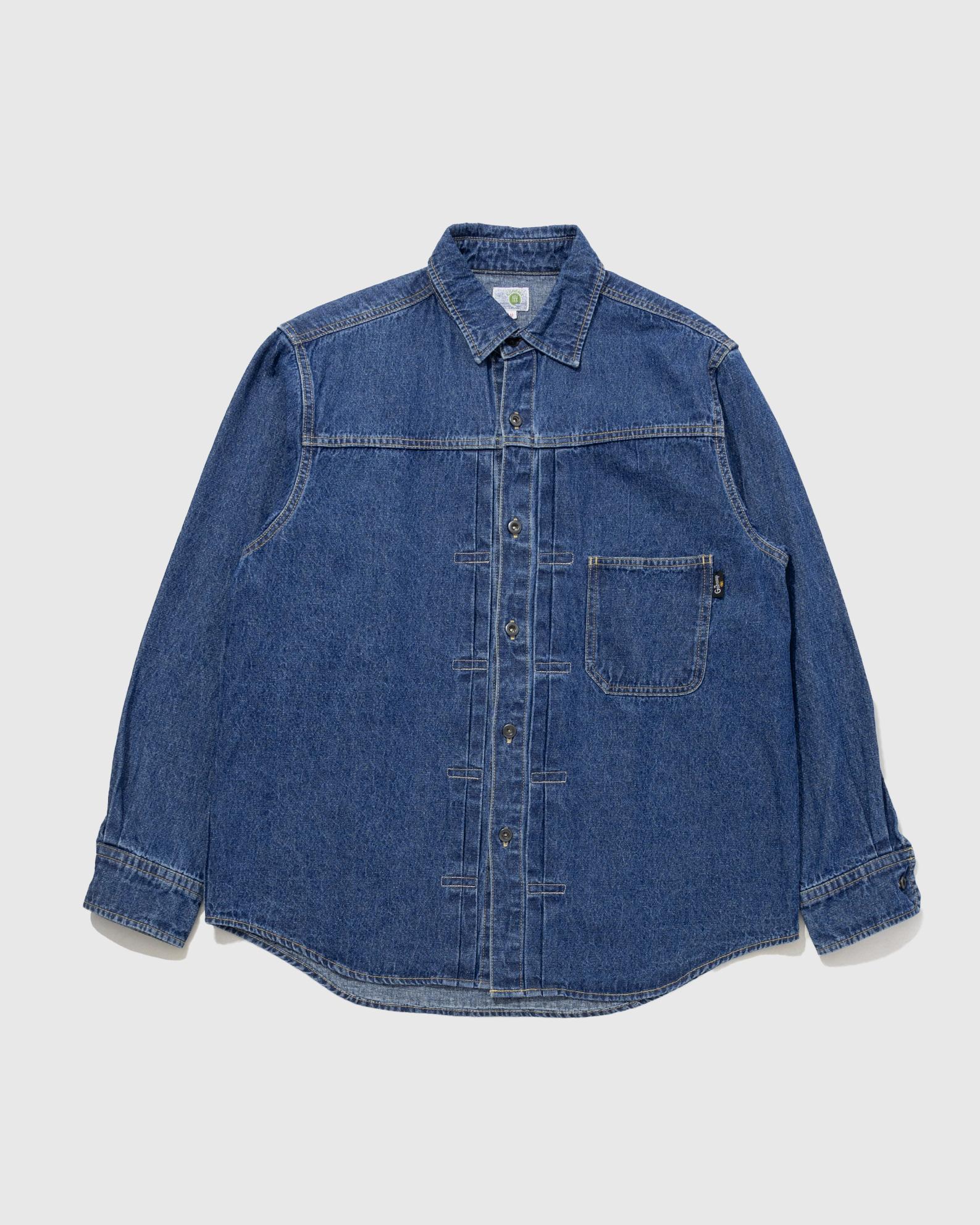 glance tokyo デニム　トップス　タグ付き PLEATS WORK SHIRTS | SHIRTS/BLOUSE | JUZU store | ジュズストア