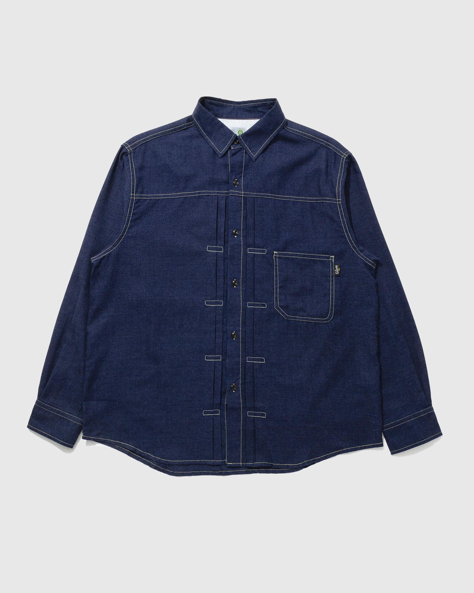 PLEATS WORK SHIRTS | SHIRTS/BLOUSE | JUZU store | ジュズストア