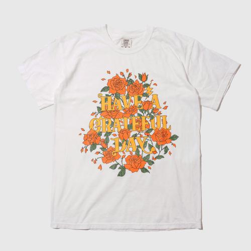 GRATEFUL DAY T-SHIRTS -ROSE