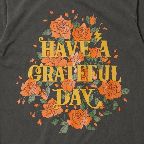 GRATEFUL DAY T-SHIRTS -ROSE