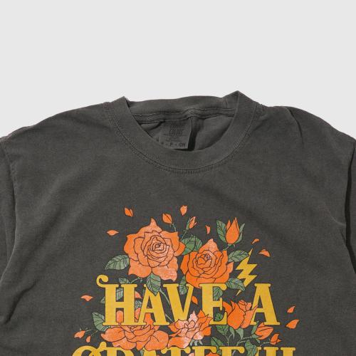 GRATEFUL DAY T-SHIRTS -ROSE