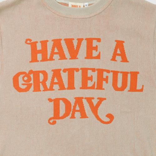 GRATEFUL DAY JACQUARD T-shirt -LOGO