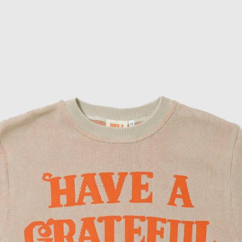 GRATEFUL DAY JACQUARD T-shirt -LOGO