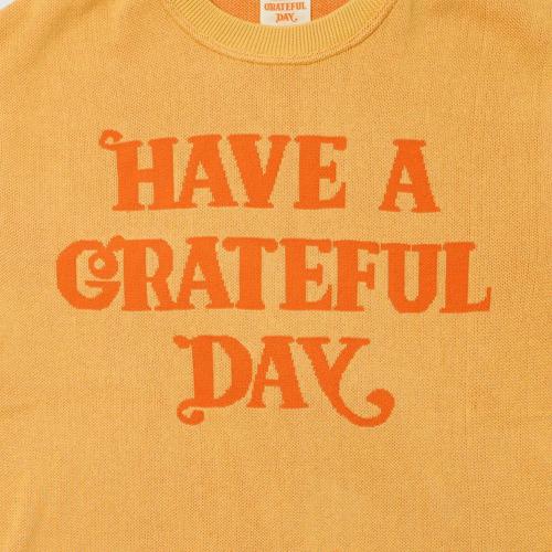 GRATEFUL DAY JACQUARD T-shirt -LOGO