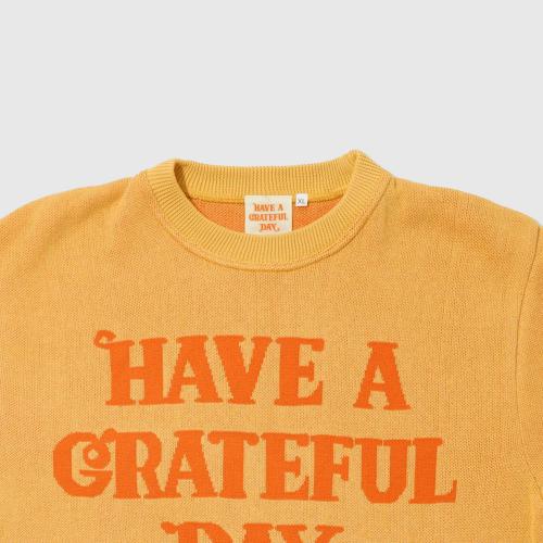 GRATEFUL DAY JACQUARD T-shirt -LOGO