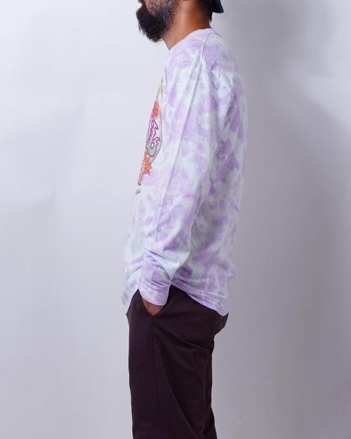 LONG SLEEVE TIE DYE T-SHIRT -BLOOM