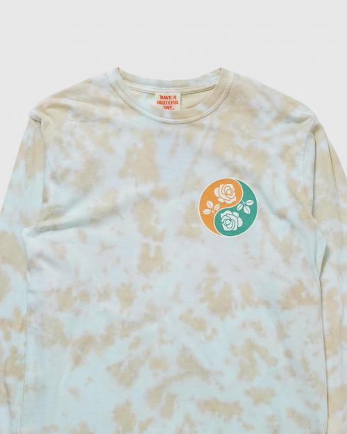 LONG SLEEVE TIE DYE T-SHIRT -YIN YANG