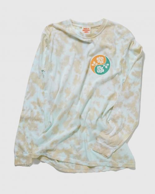 LONG SLEEVE TIE DYE T-SHIRT -YIN YANG