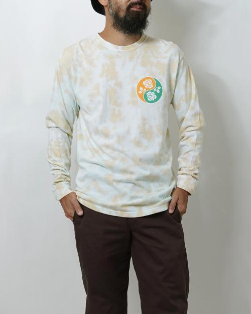 LONG SLEEVE TIE DYE T-SHIRT -YIN YANG