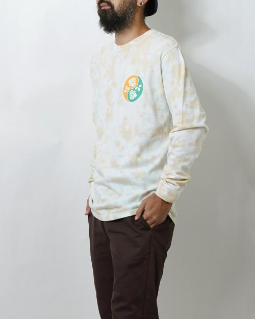 LONG SLEEVE TIE DYE T-SHIRT -YIN YANG