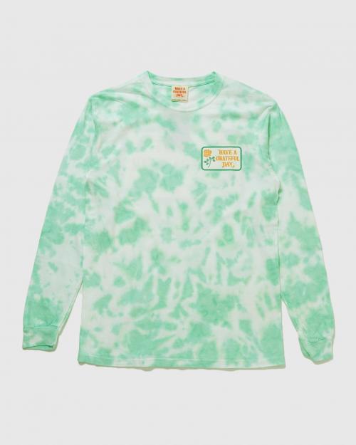 LONG SLEEVE TIE DYE T-SHIRT -BOX LOGO