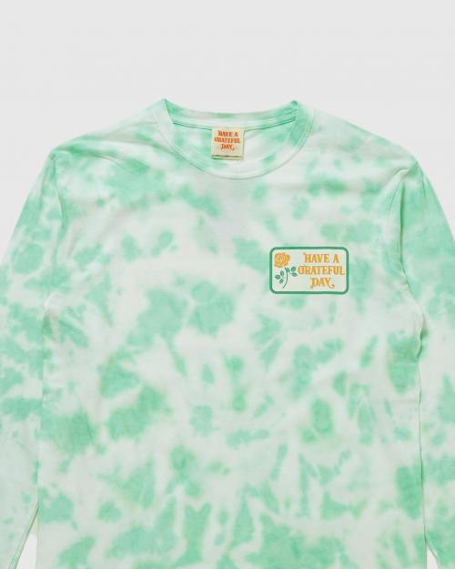 LONG SLEEVE TIE DYE T-SHIRT -BOX LOGO