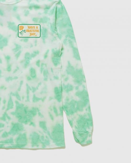 LONG SLEEVE TIE DYE T-SHIRT -BOX LOGO