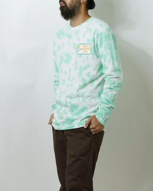 LONG SLEEVE TIE DYE T-SHIRT -BOX LOGO