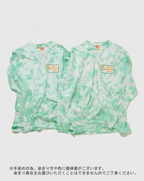 LONG SLEEVE TIE DYE T-SHIRT -BOX LOGO