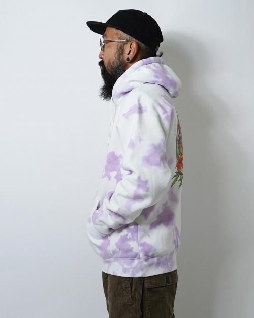 TIE DYE SWEAT HOODIE -BLOOM